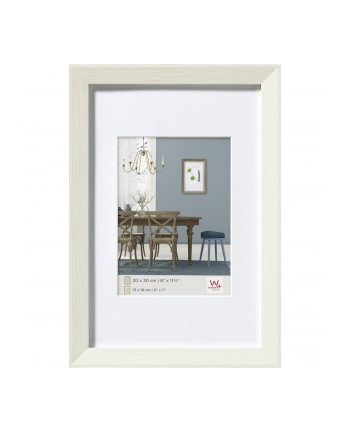 WALTHER RAMKA FIORITO WHITE 20X30 WOOD INCL. PASSEPARTOUT nr 1