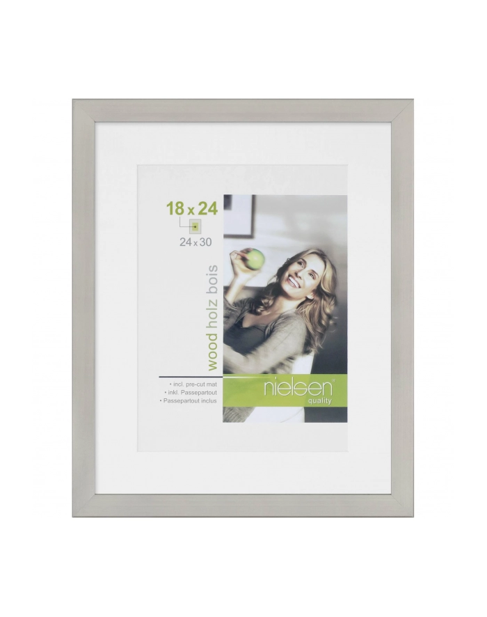 Nielsen DesignApollo srebrny 24x30 drewno (8988010) główny