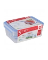 Emsa 5 PACK Pojemnik na żywność niebieski 508568 - nr 4