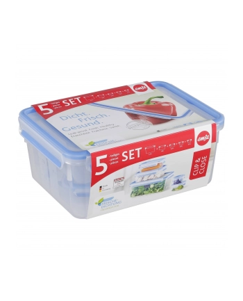 Emsa 5 PACK Pojemnik na żywność niebieski 508568 nr 2