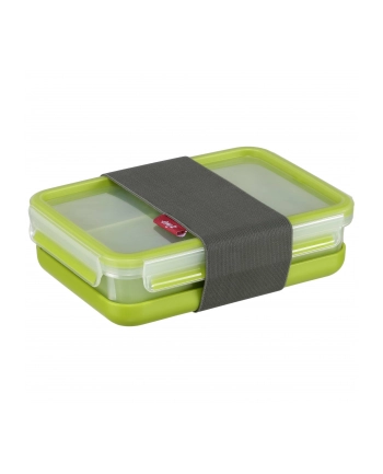 Emsa Clip&Go Lunchbox 518098 1,2L Przezroczysty/Zielony nr 1