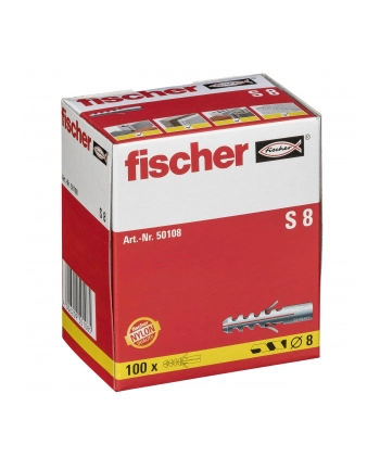 Fischer Kołki rozporowe S8 (100 szt.) nr 1