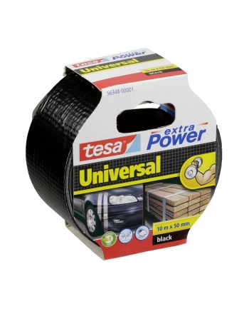 Tesa Taśma naprawcza uniwersalna do użytku wewnątrz i na zewnątrz pomieszczeń 50mm x 10m czarna