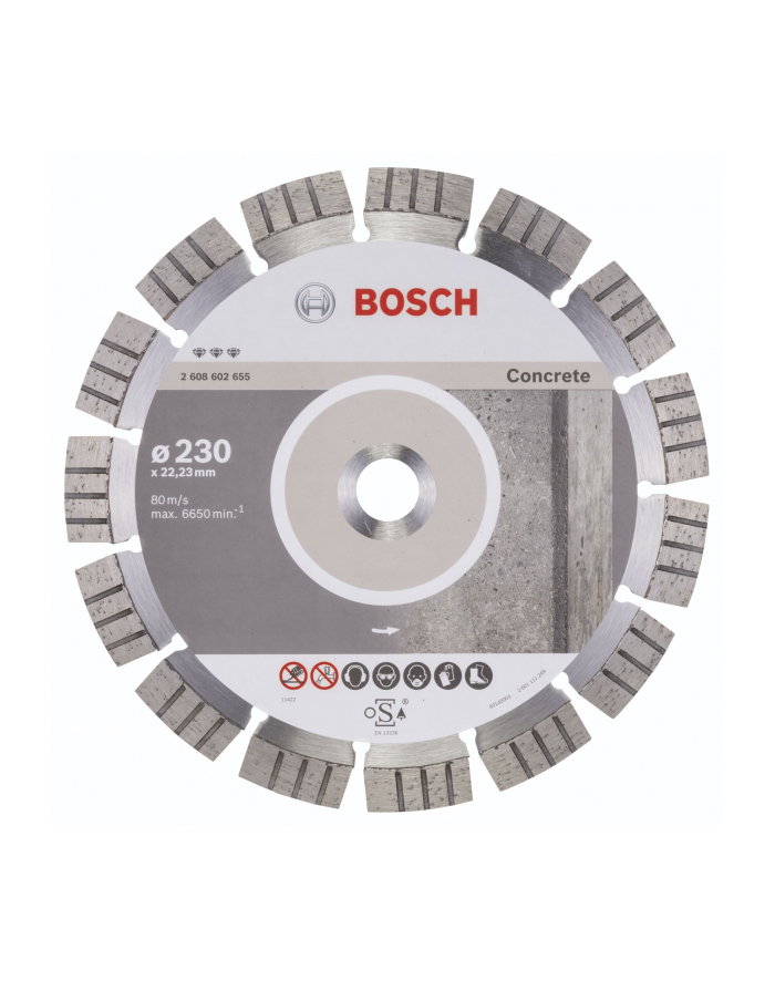 Bosch Diamentowa tarcza tnąca Best for Concrete 220mm 2608602655 główny