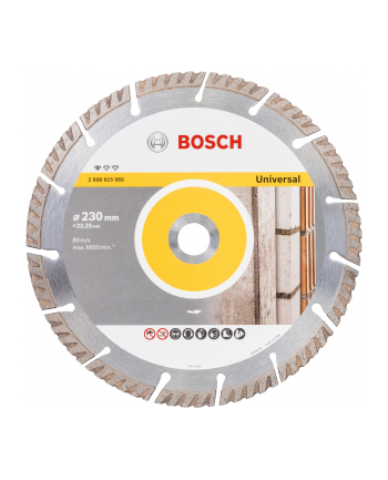 Bosch Tarcza diamentowa Standard for Universal 230 x 22,23 mm 2608615065