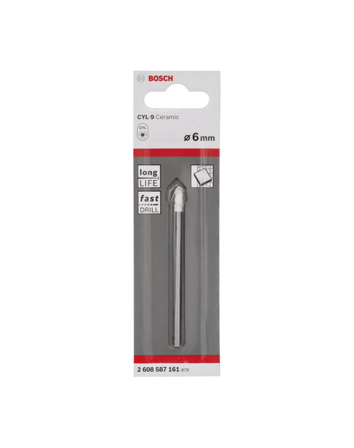 Bosch Wiertła do płytek ceramicznych Expert for Ceramic 6 x 80 mm 2608587161 główny