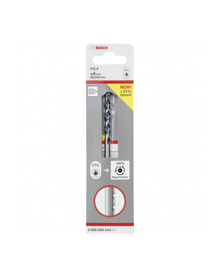 Bosch Wiertła do betonu CYL-5 6X50X100 2608588144 główny
