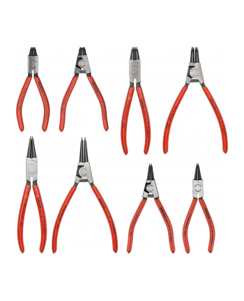 Knipex Zestaw szczypiec do pierścieni Segera 00 20 04 V01 19-60 mm 12-25 mm 10-25 mm 19-60 mm 002004V01