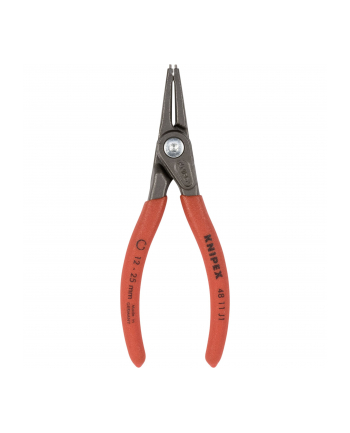 Knipex Szczypce SEEGERA do pierścieni osadczych wewnętrzne 12-25mm 140mm PCV 48 11 J1