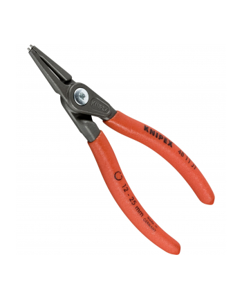 Knipex Szczypce SEEGERA do pierścieni osadczych wewnętrzne 12-25mm 140mm PCV 48 11 J1