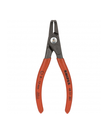 Knipex Szczypce SEEGERA do pierścieni osadczych wewnętrzne wygięte 8-13mm 130mm PCV 48 21 J01