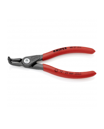 Knipex Szczypce SEEGERA do pierścieni osadczych wewnętrzne wygięte 12-25mm 130mm PCV 48 21 J11