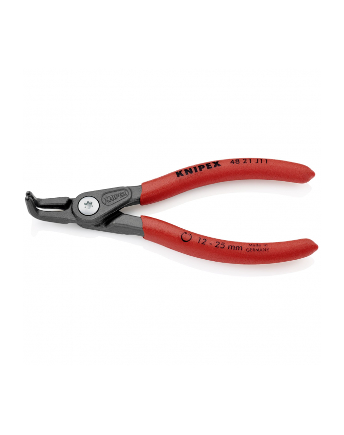 Knipex Szczypce SEEGERA do pierścieni osadczych wewnętrzne wygięte 12-25mm 130mm PCV 48 21 J11 główny