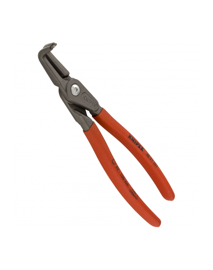 Knipex Szczypce SEEGERA do pierścieni osadczych wewnętrzne wygięte 40-100mm 201mm PCV 48 21 J31 główny