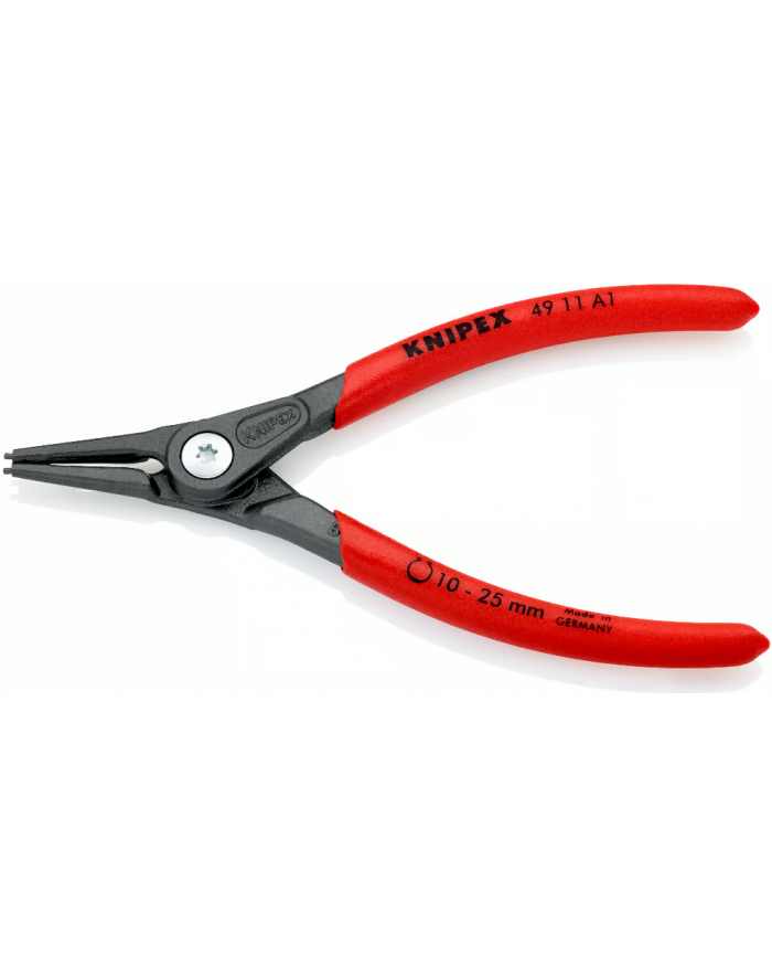 Knipex Szczypce SEEGERA do pierścieni osadczych zewnętrzne 10-25mm 140mm PCV 49 11 A1 główny