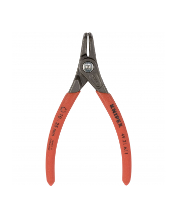 Knipex Szczypce SEEGERA do pierścieni osadczych zewnętrzne wygięte 10-25mm 130mm PCV 49 21 A11