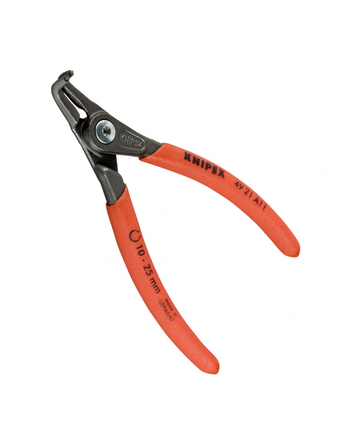 Knipex Szczypce SEEGERA do pierścieni osadczych zewnętrzne wygięte 10-25mm 130mm PCV 49 21 A11 główny