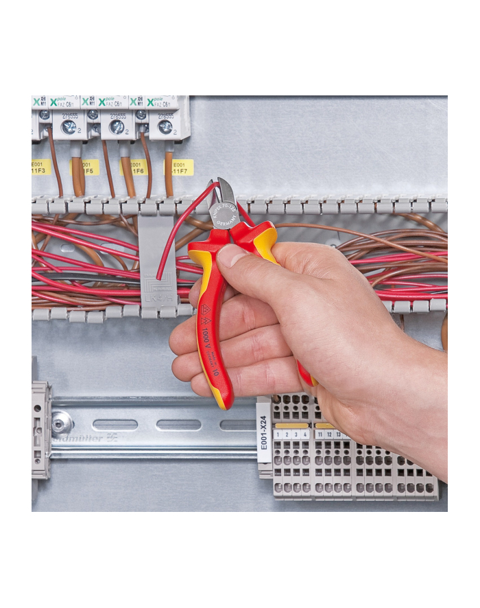 Knipex Szczypce boczne tnące 125mm VDE 1000V 70 06 125 główny