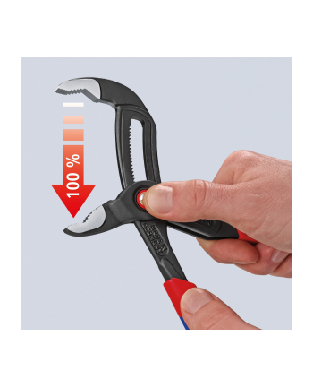 Knipex Szczypce nastawne ''Cobra'' do rur, zamykanie rękojeścią, dwukomponentowe 87 22 250