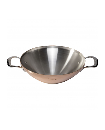 De Buyer Wok Miedziany Do Płyt Indukcyjnych 32 Cm Prima Matera (Db624732)