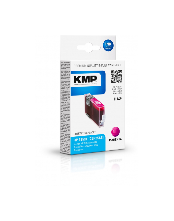 KMP H149 - High Yield - magenta - ink cartridge (alternative for: HP 935XL) - Kartridż z tuszem Magenta (17440006) główny