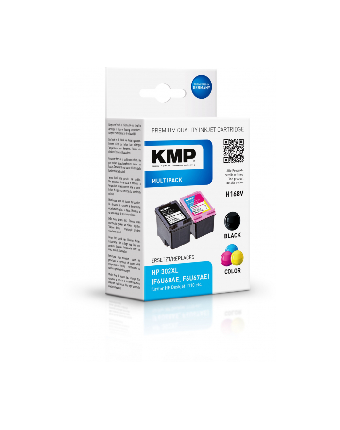 KMP MULTIPACK H168V - Kartridż z tuszem Czarny (17454005) główny