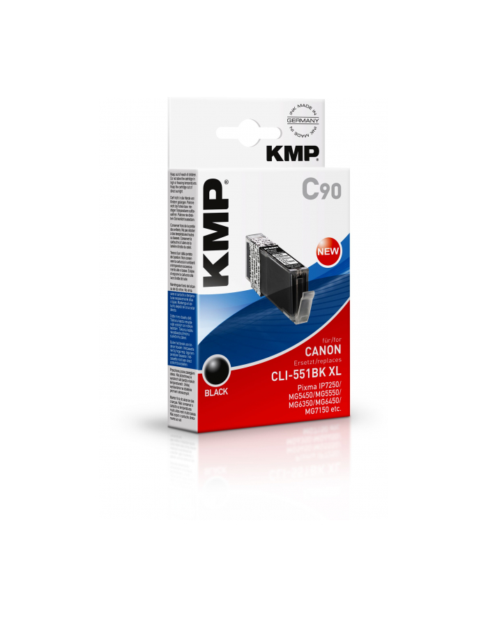 KMP C90 INK CARTRIDGE BLACK COMP. WITH CANON CLI-551 BK XL (1520) główny