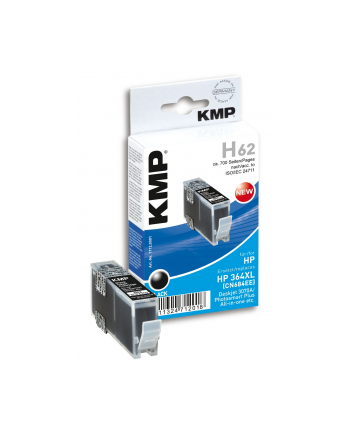 KMP H62 INK Czarny COMP. W. HP CN 684 EE No. 364 XL (KMPH62)