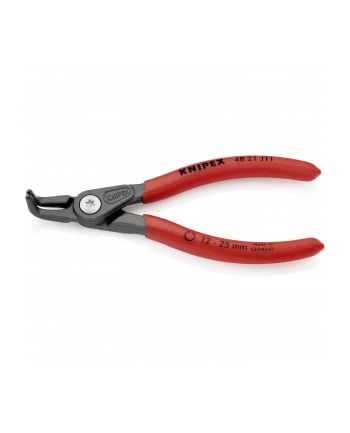 Knipex Szczypce SEEGERA do pierścieni osadczych wewnętrzne wygięte 12-25mm 130mm PCV 48 21 J11 nr 1