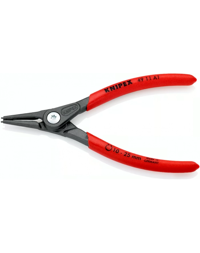 Knipex Szczypce SEEGERA do pierścieni osadczych zewnętrzne 10-25mm 140mm PCV 49 11 A1 główny
