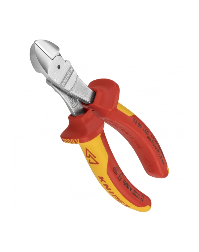 Knipex Szczypce do drutu boczne wzmocnione 160mm VDE 7406160 główny