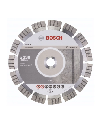 Bosch Diamentowa tarcza tnąca Best for Concrete 220mm 2608602655 nr 1