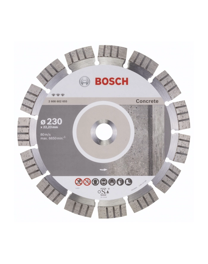 Bosch Diamentowa tarcza tnąca Best for Concrete 220mm 2608602655 główny