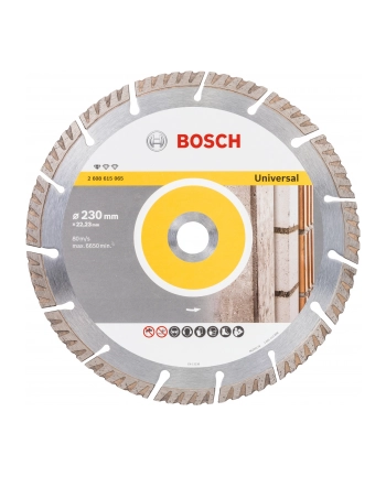 Bosch Tarcza diamentowa Standard for Universal 230 x 22,23 mm 2608615065 nr 2