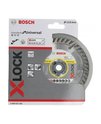 Bosch X-LOCK Diamentowa tarcza Standard for Universal 115x22,23x2,0 (2608615165) nr 2