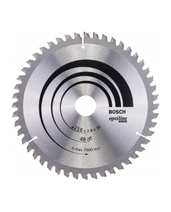 Piła tarczowa Bosch Optiline Wood 216x2.8x30mm z48 Wz-N nr 2