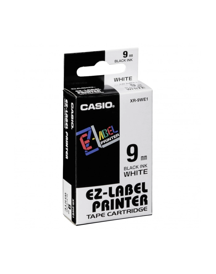 Casio XR-9WE1 czarne na białym tle główny