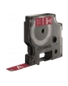 Taśma Dymo D1 Durable 1978366 - 12mm x 3m – biały/czerwony - nr 21