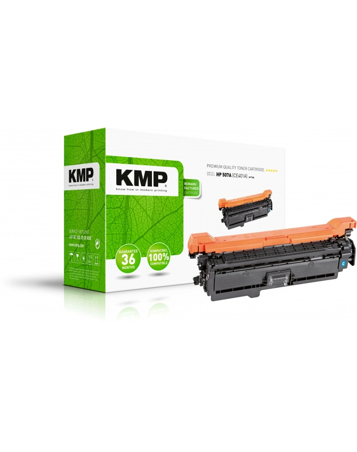 KMP zamiennik z HP CE401A cyan (12320003) główny