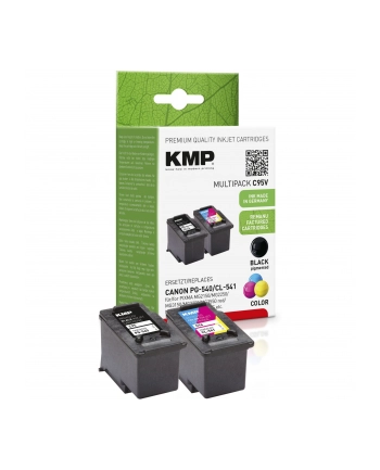 KMP C95V - 4 pakker - sort gul cyan magenta - blækpatron (alternativ til: Canon CL-541 Canon PG-540) - Kartridż z tuszem Czarny (15164850) nr 2