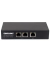 INTELLINET 2 Port Gigabit PoE+ Extender IEEE 802.3at/af Compliant 100 m Additional Range Metal - nr 10