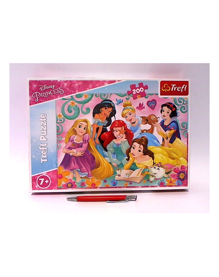 Puzzle 200el Radosny świat księżniczek. Disney Princess 13268 Trefl główny