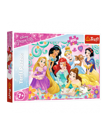 Puzzle 200el Radosny świat księżniczek. Disney Princess 13268 Trefl