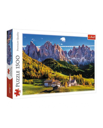 Puzzle 1500el Dolina Val di Funes, Dolomity, Włochy 26163 Trefl nr 2