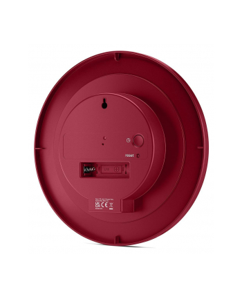 Braun BC 06 R-DCF zegar ścienny, okrągły, kwarcowy, czerwony (67021)
