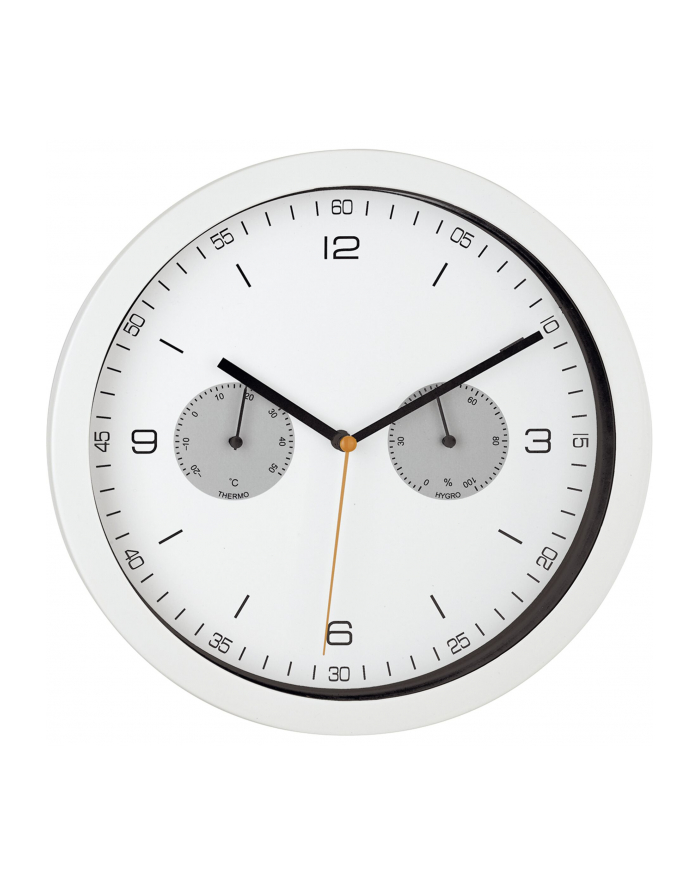 Mebus White Radio Controlled Wall Clock (52826) główny