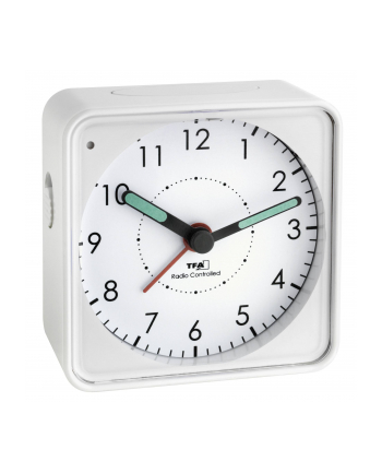 Zegar Tfa 60.1510.02 Picco Alarm Clock Biały