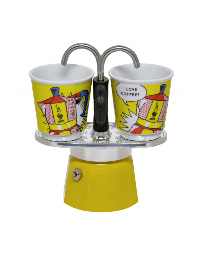 Bialetti Komplet Mini Express ''R'' 2 Tz Lichtenstein + 2 Bicch. główny