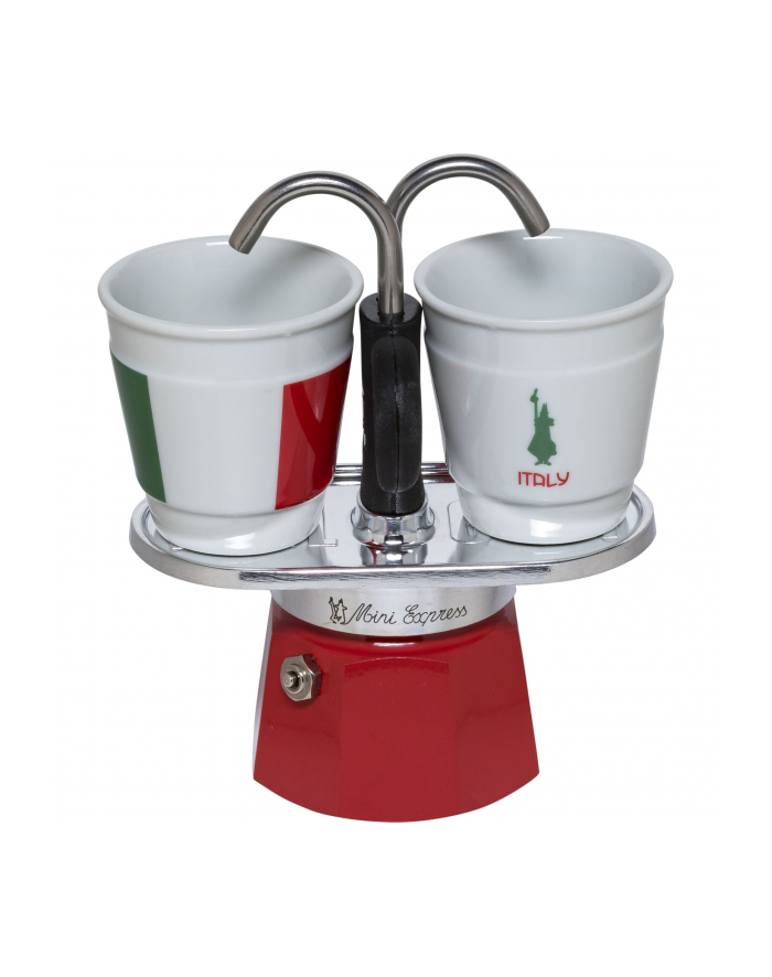 Bialetti Mini Express 2Tz Italia + 2 Filiżanki (7309) główny