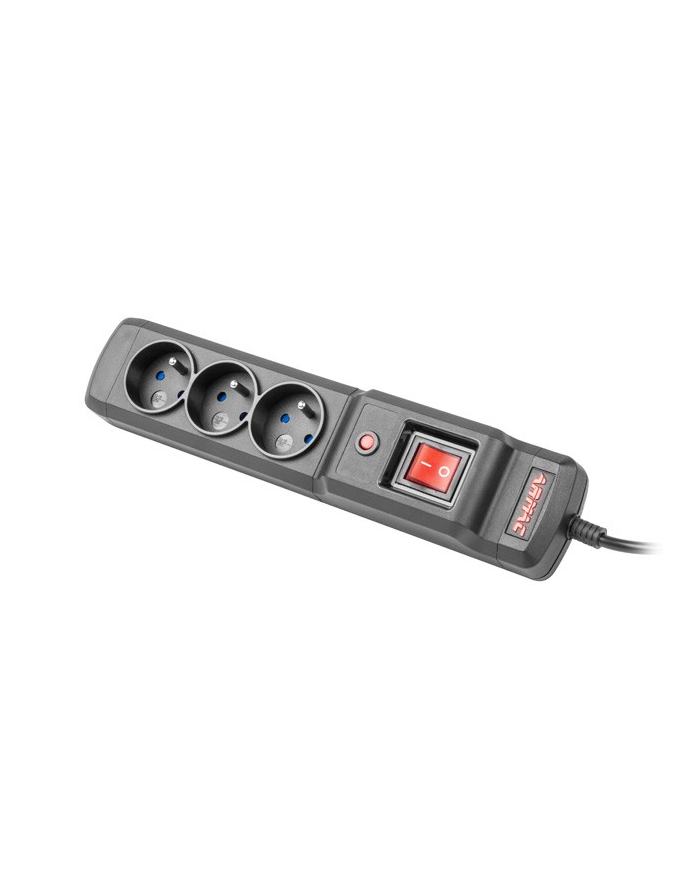 armac Listwa przeciwprzepięciowa M3 Multi 4.5m czarna (3 gniazda) główny